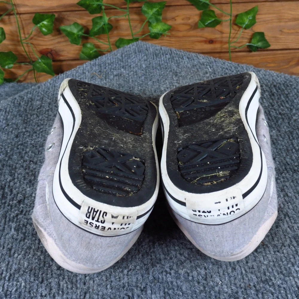 Converse Chuck Taylor All Star Girls Mid Top‎ Shoe Size 3 Casual Heathered Grey